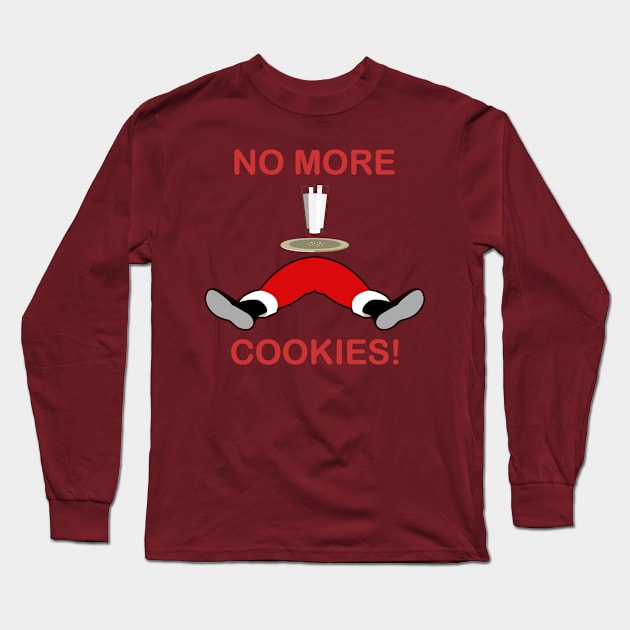 No More Cookies! Long Sleeve T-Shirt by lazynugu